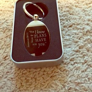 Bible verse keychain
